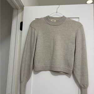 Wilfred Light Gray Crew Neck Sweater